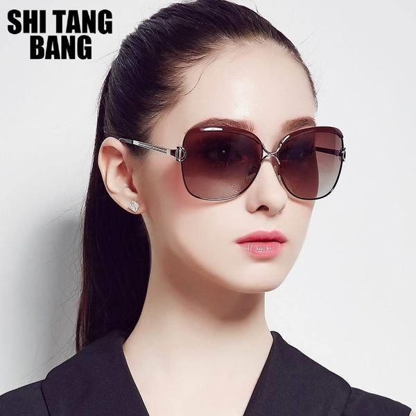 

sunglasses 2021 polarized ladies women gradient lens round sun glasses big frame driving mirror fashion eyeglasses, White;black