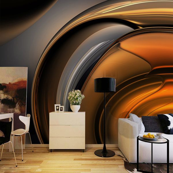 Benutzerdefinierte Wandbild Tapete Europäischen Stil Retro Linie Tapete Wandmalereien Moderne Abstrakte Kunst Wohnzimmer Café Restaurant Foto Wandbild 3D