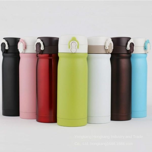 

water bottles type of bouncing vacuum flask, portable double-layer thermal insulation, high-end office flask