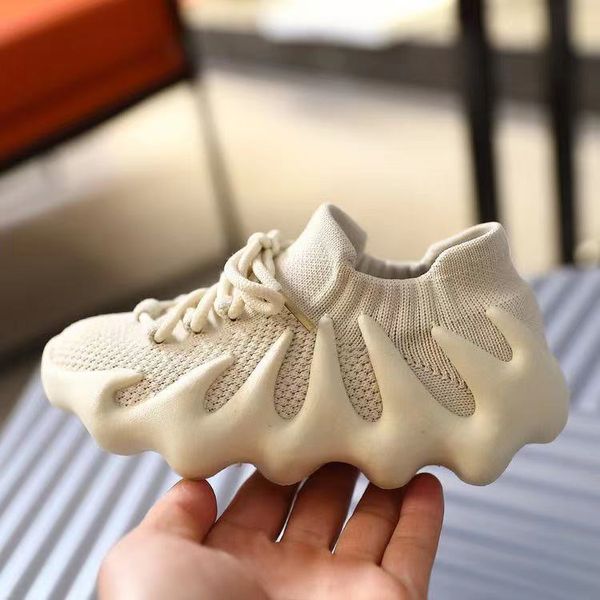 

fashion kids athletic sneakers outdoor shoes toddlers teen baby children soft comfort casual lace breathable boys girls running sportsshoes, Black