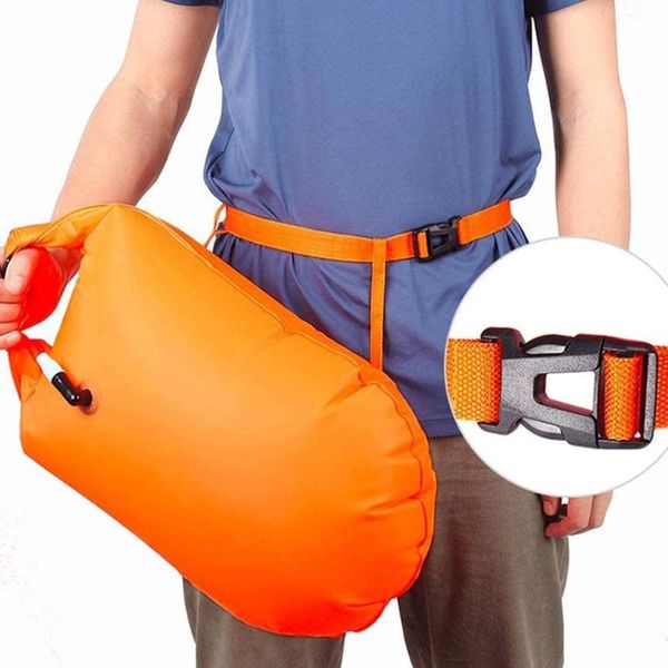 

life vest & buoy water swim ultralight safety float swiming bag for swimmers triathletes snorkelers surfers