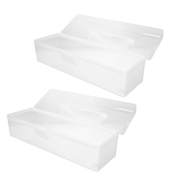 

storage bottles & jars 2pcs simple designed boxes for dessert baking supplies white
