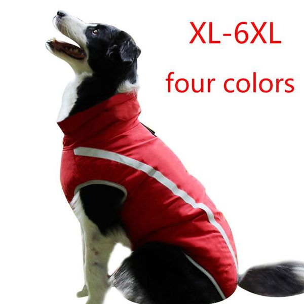 

dog apparel pet clothes, clothes for large dogs thick autumn and winter warm reflective shell jacket