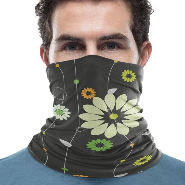 

scarves floral pattern neck gaiter magic scarf mens ladies rectangular hijab custom, Blue;gray