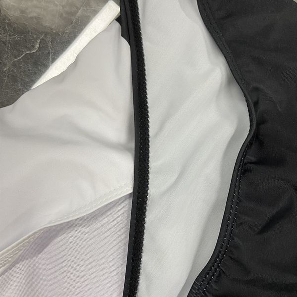 

bikini fashion women's swimwear selling swimsuit set women hollow out black white one-piece fast bathing suits, White;black