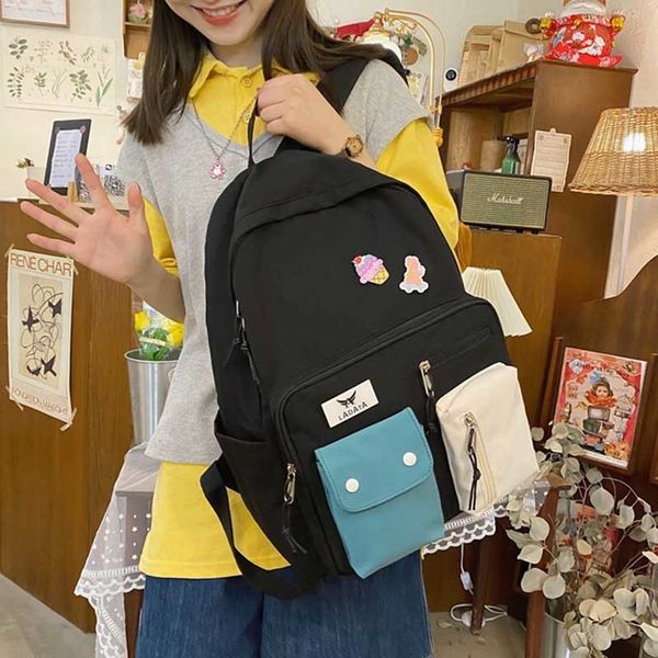 

backpack school knapsack students of women backpacks for girls great wild ability simple teenage bag travel feminine bags 6dx2