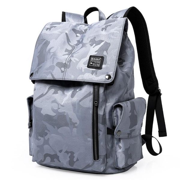

backpack 2209 wholesale 2021 spring and summer man casual wave packet multi-function oxford