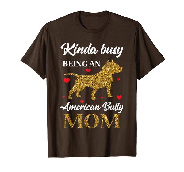 

american bully mom t shirt pitty pitties bulldog mama gift, White;black