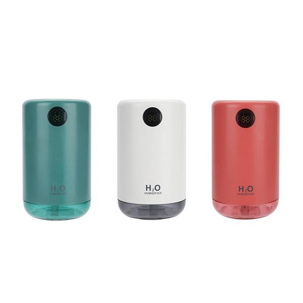 

air humidifier 500ml 2000mah portable aroma water mist diffuser battery life show aromatherapy humidificador humidifiers