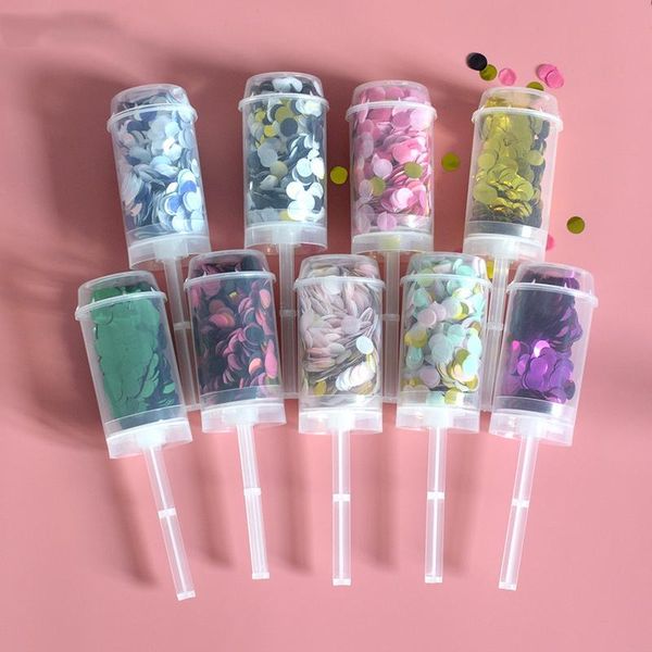 

party decoration 1set push- mixed confetti wedding bridal anniversary birthday decor clean lightweight creative