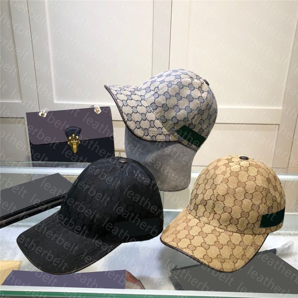 Designer Lettera Berretti a sfera Donna Uomo Ribbon Golf Cap Fashion Vacation Cappello da protezione solare