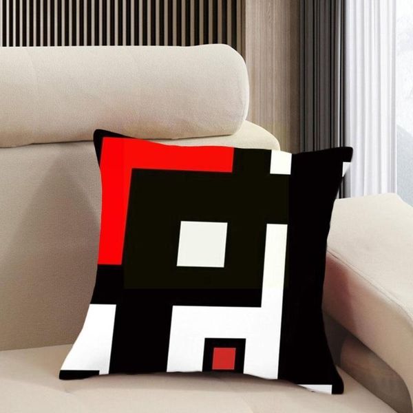 

pillow case 45cm x geometric plaid stripes pillowcase peach cover simple seats sofa modern chairs decorations skin cush q3z5