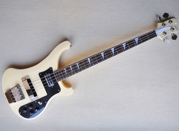 

cream 4 strings 4003 ricken electric bass guitar with black pickguard,rosewood fretboard,can be customized
