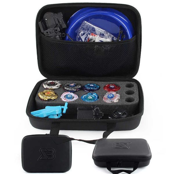 Beyblade Burst Set con lanciatore e manubrio in custodia da trasporto 8 tipi di costellazioni in metallo da battaglia giroscopi giocattoli per bambini