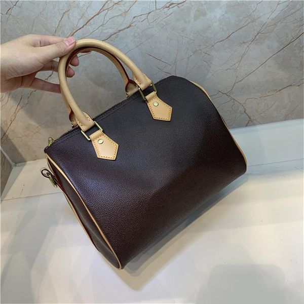 

fashion bag handbags lady genuine leather with letters handbags old flower for women mini handbags brand shoulder bag