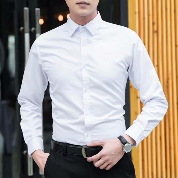 

men's casual shirts terrific single-breasted lapel men shirt thermal handsome, White;black