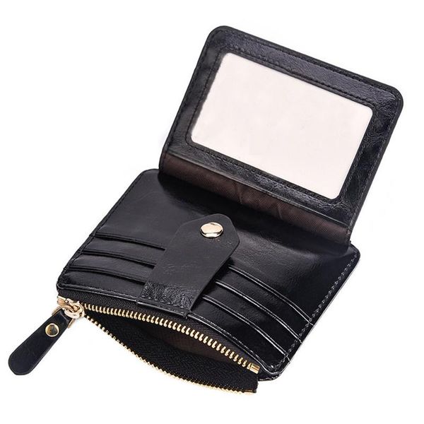 

wallets men blocking short leather selling wallet card holder purse with coin pocket high quatily holders clutch, Red;black