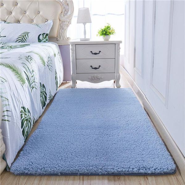 

thicken soft carpet area rug long hair mat shaggy for home decoration supplies modern foot doormat bedroom carpets