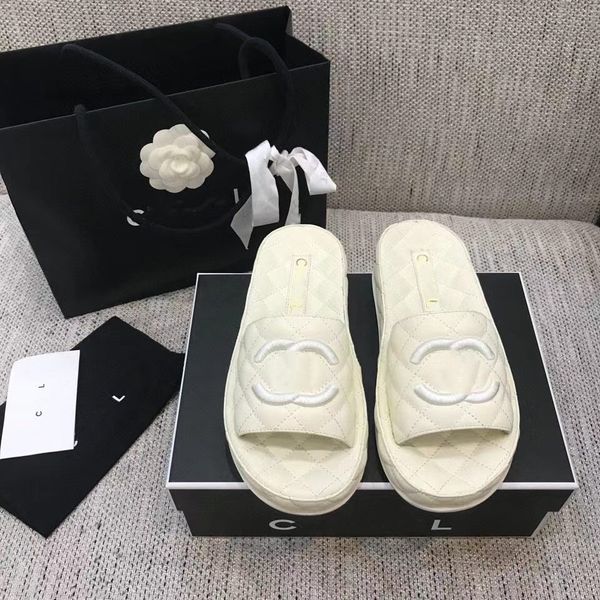 

summer pool sandal slippers embroidered leather white mesh slide soft and comfortable non-slip shoes outdoor home sandals fashion all-match, Black