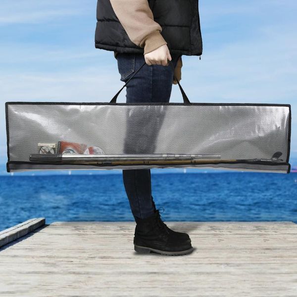 

fishing accessories rod storage bag transparent pvc net cloth multifunctional fishline lure bait fishhook reel organizer pouch
