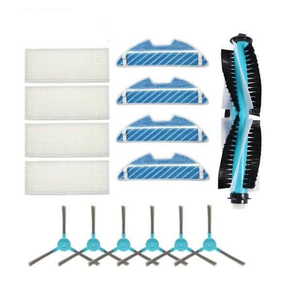 

hepa filter mop cloth replacement main roller side brush for cecotec conga 1290 1390 robot vacuum cleaner spare parts cleaners