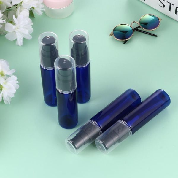 

storage bottles & jars 10pcs 30ml blue empty bottle dispenser make and skin care water refillable multifunctional cosmetic container