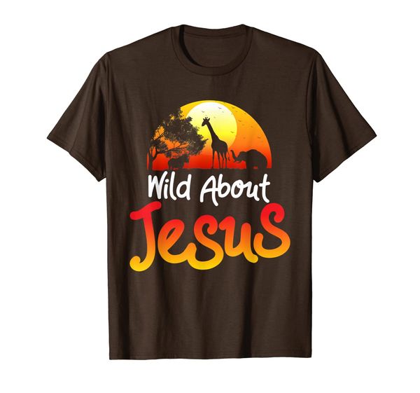 

jesus graphic men women wild about jesus christian faith t-shirt, White;black