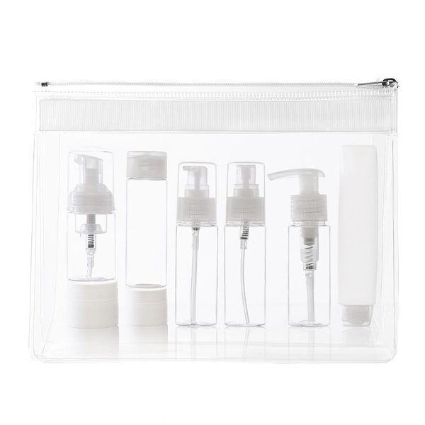 

storage bags travel bottles set leakproof refillable containers accessories for shampoo lotion soap drsa889