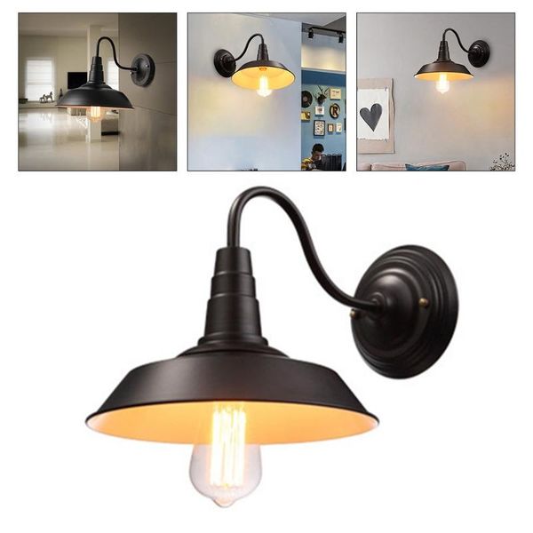 

retro industrial wall mount lamp outdoor barn garage vintage fixture night light sconce restaurant creative decor ornament lamps