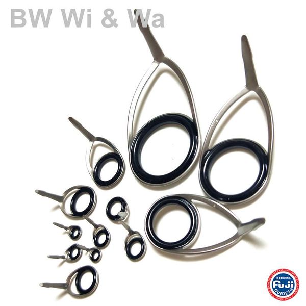 

boat fishing rods br wi&wa fuji ccklag guide kit alconite ring set one 2pcs