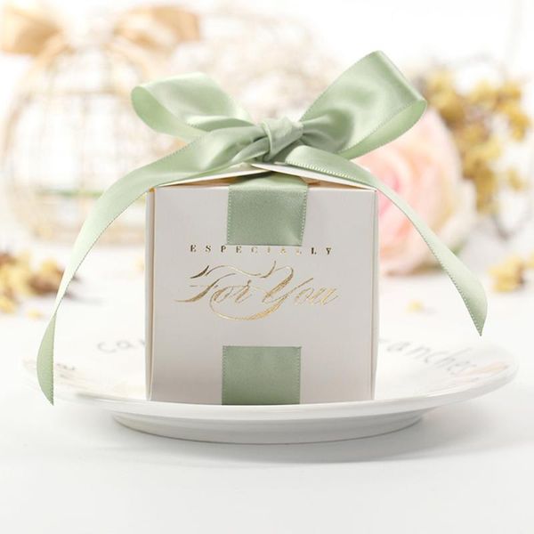 

gift wrap 50pcs candy boxes with ribbon wedding favors souvenirs box for christening baby shower birthday event party supplies