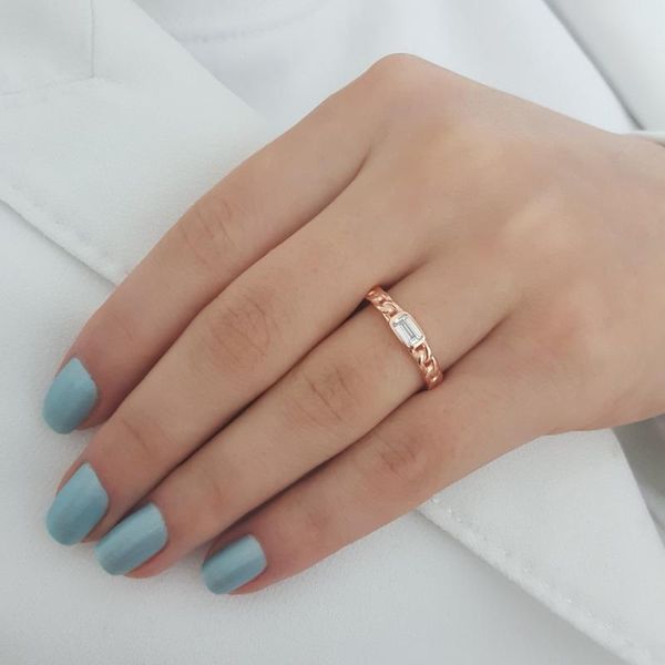 

elegant uniq 925 sterling silver birthday gift ring women vintage style minimal fine jewelry luxury accessories cluster rings, Golden;silver