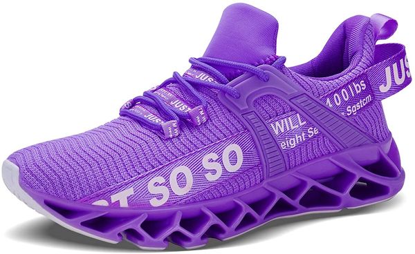 

womens causal shoes non slip athletic tennis walking blade type sneakers, Black