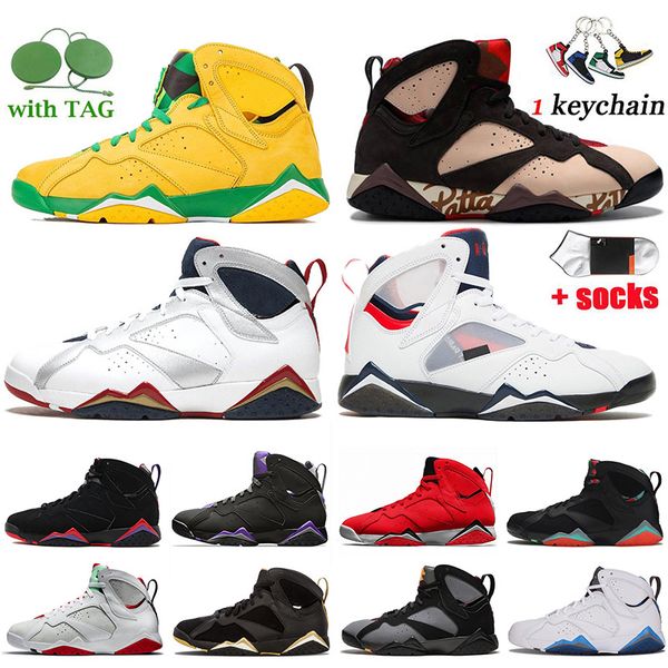 

good quality mens basketball shoes sports trainers jumpman 7 7s oregon ducks psgs hare french blue white green black purple nighthawk patta