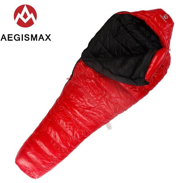 

aegismax duck down sleeping bag ultralight mummy bags for winter hiking camping backpacking 650fp