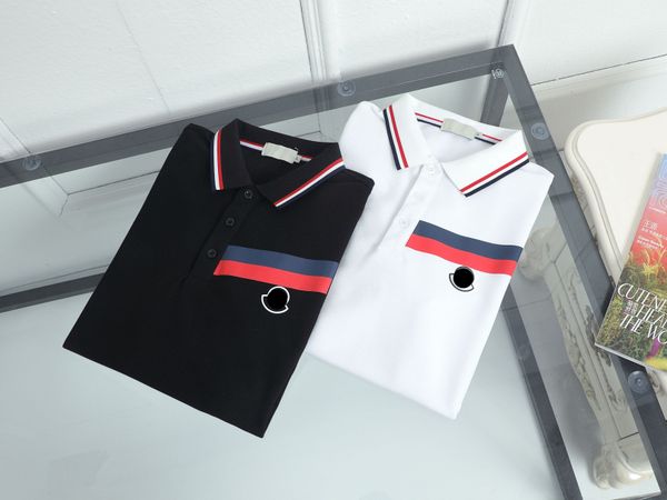 

designer men t shirts famous french brand casual fashion pure cotton printing black white men's and women's t-shirt 147011, White;black