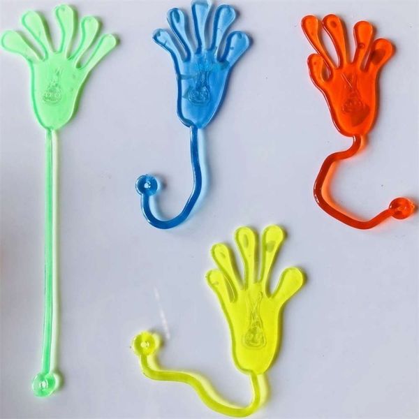 

2021 fashion spoof toy 80 nostalgic elastic retractable sticky large climbing wall palm tricking hand