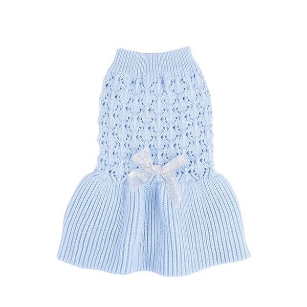 

dog apparel 1pc pet cat spring sweater lovely two-legged clothing soft comfortable puppy wool dress