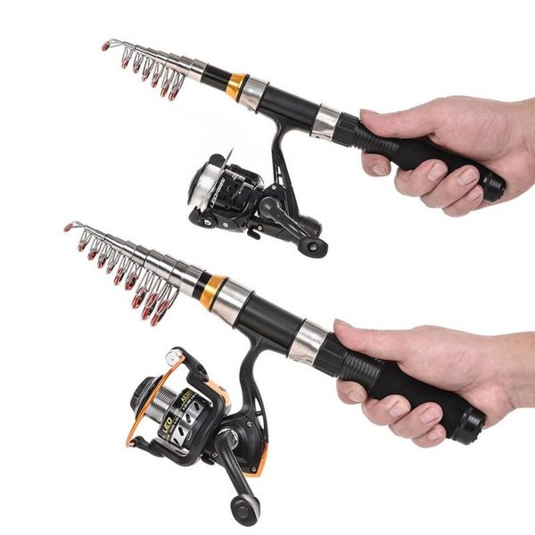 

retractable fishing rod glass super short mini bass bait casting portable boat rods
