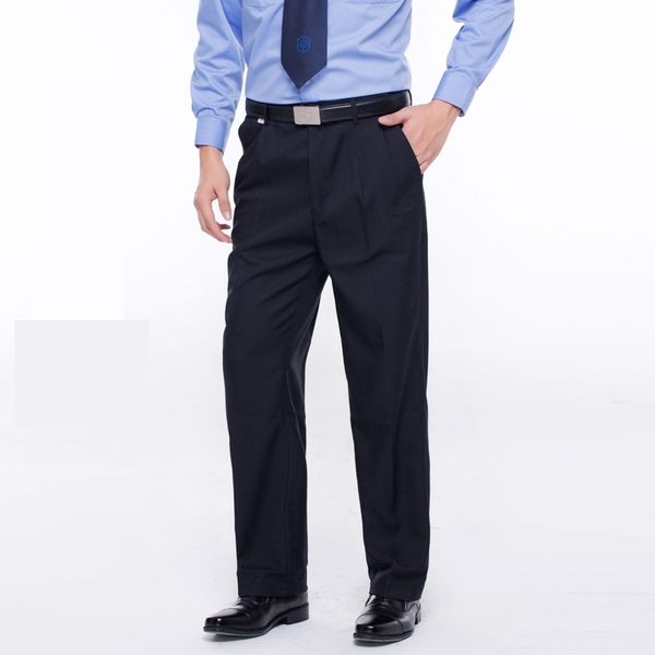 

security pants men's summer thin black work uniform property  security autumn and winter labor protection, White;black
