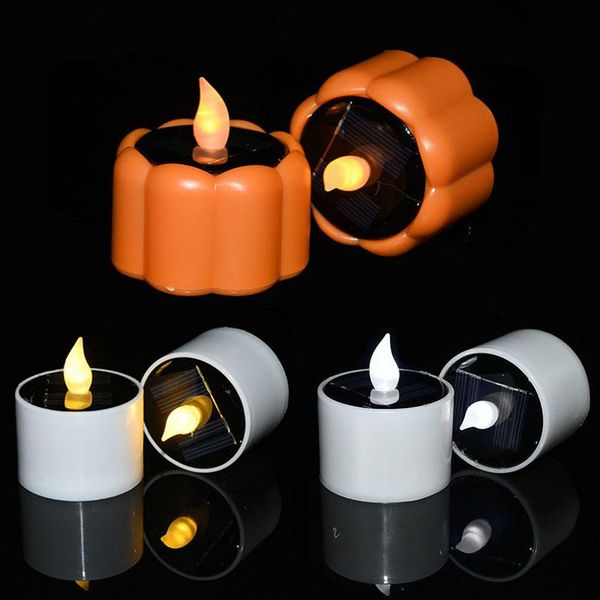 

candles yellow/white flicker flameless rechargeable led light solar tea lamps for bar bedroom living home decor