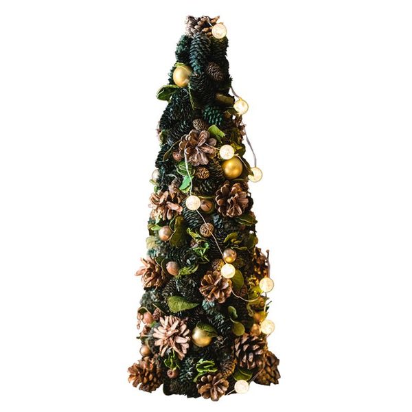 

decorative objects & figurines mini christmas decorations tree instagram luxury simulation wreath string santa gift for kids window decorati