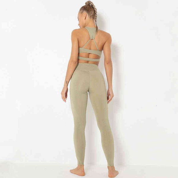 

women's tracksuits selling naked sense yoga bra thread sports running fitns vt set female, Gray