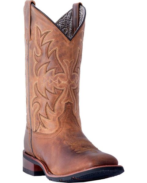

boots women's anita tan cowgirl - square toe, Black