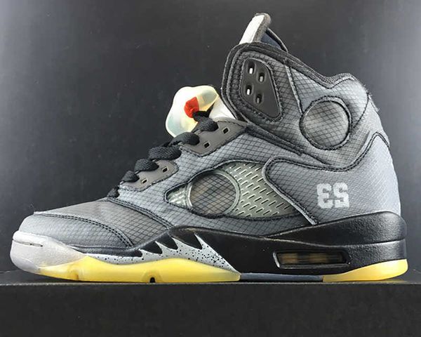 

grey black basketball shoes 5s mens jumpman 5 fashion sneakers3ryd