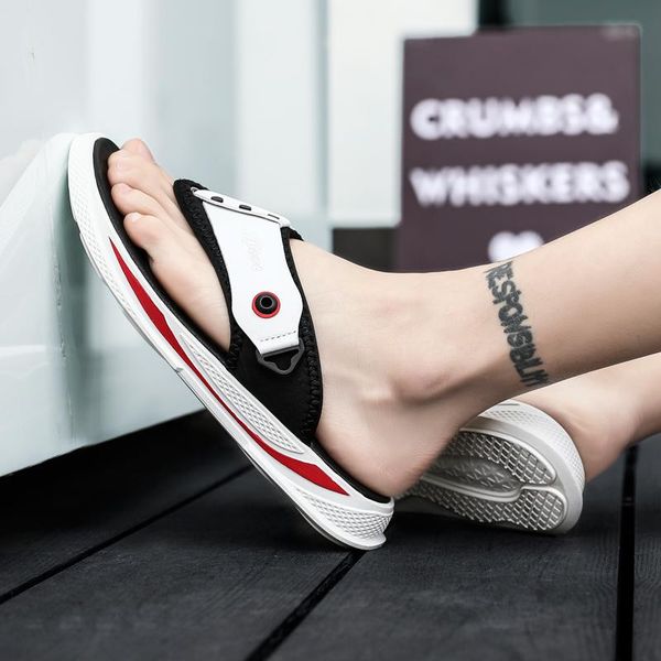 

hombre for trekking outdoor heren sandalle zandalias sandles sandales cuire rasteira transpirables sandale ete cuir sandals-men slippers, Black