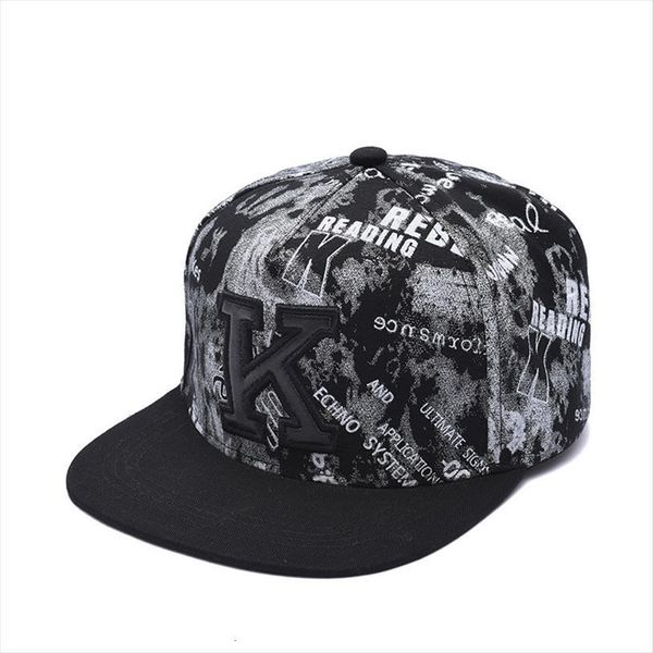 

letter k baseball cap for men and women fashion korean style summer outdoor sun hats male acrylic snapback hip hop, Blue;gray