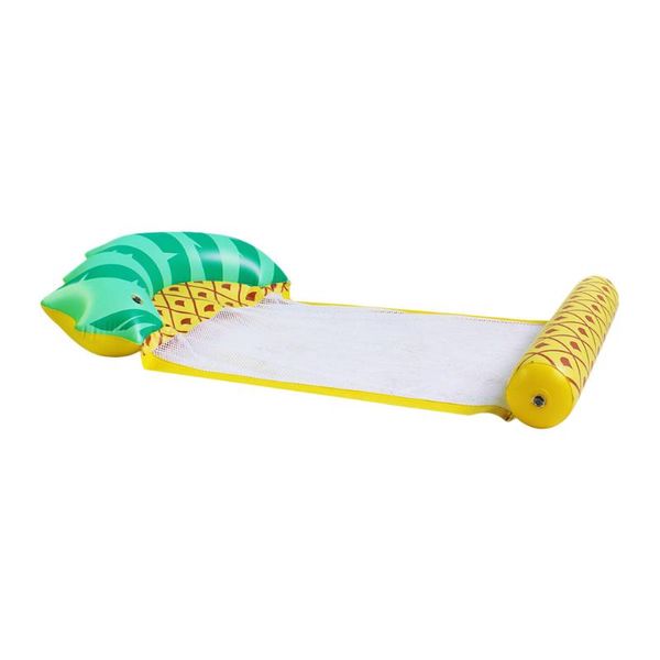 

swimming floating bed pineapple water portable folding chair waterbed inflatable floats & tubes