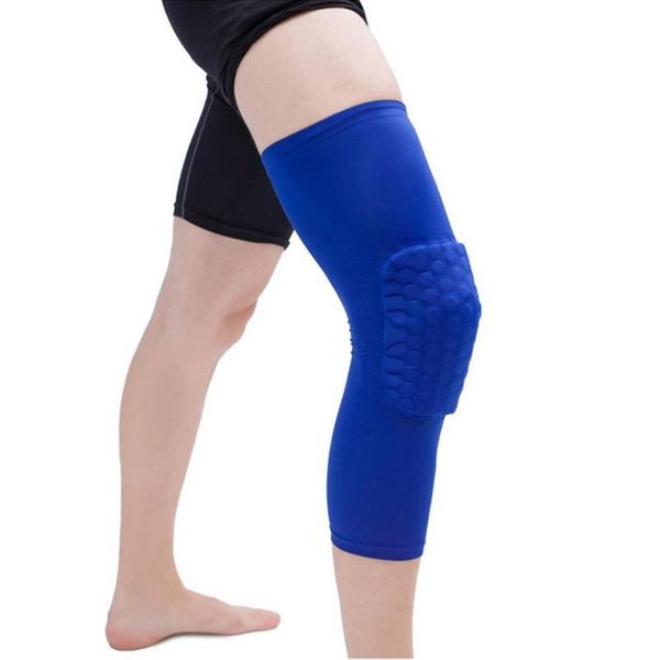 

elbow & knee pads sporting anti-slip honeycomb compression breathable solid football, basketball, running, etc pad, Black;gray