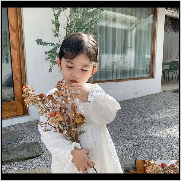 

dresses clothing baby kids maternity drop delivery 2021 springtime children girl baby clothes loose lace up in costume for child girls birth, Red;yellow